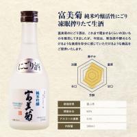 [凍眠生酒] 富美菊 純米吟醸活性にごり 凍眠搾りたて生酒 300ml