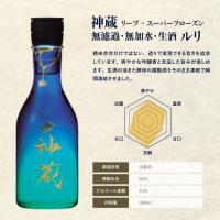 [凍眠生酒] 純米 神蔵KAGURA 無濾過・無加水・生酒 ルリ 300ml